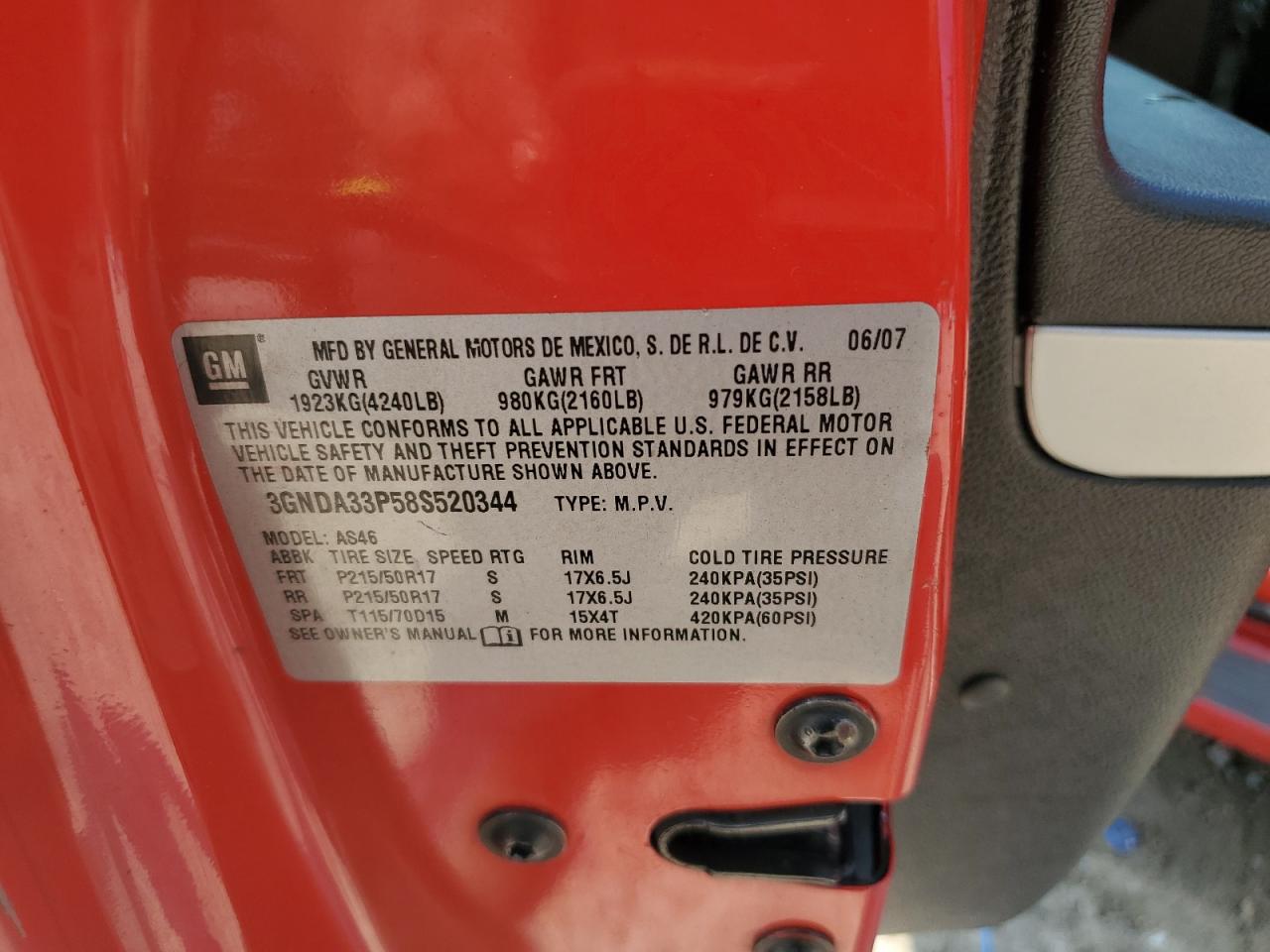 2008 CHEVROLET HHR LT photo 23