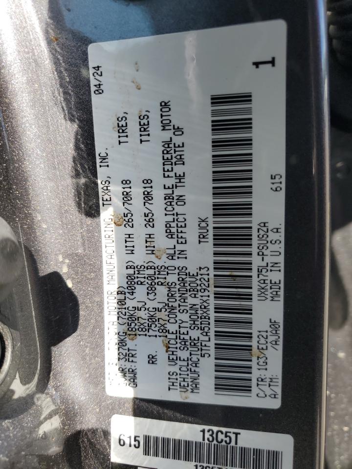 2024 TOYOTA TUNDRA SR5 photo 34