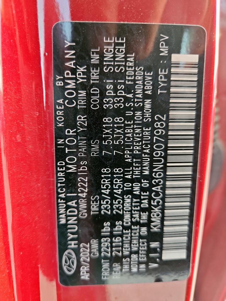 2022 HYUNDAI KONA LIMITED photo 14