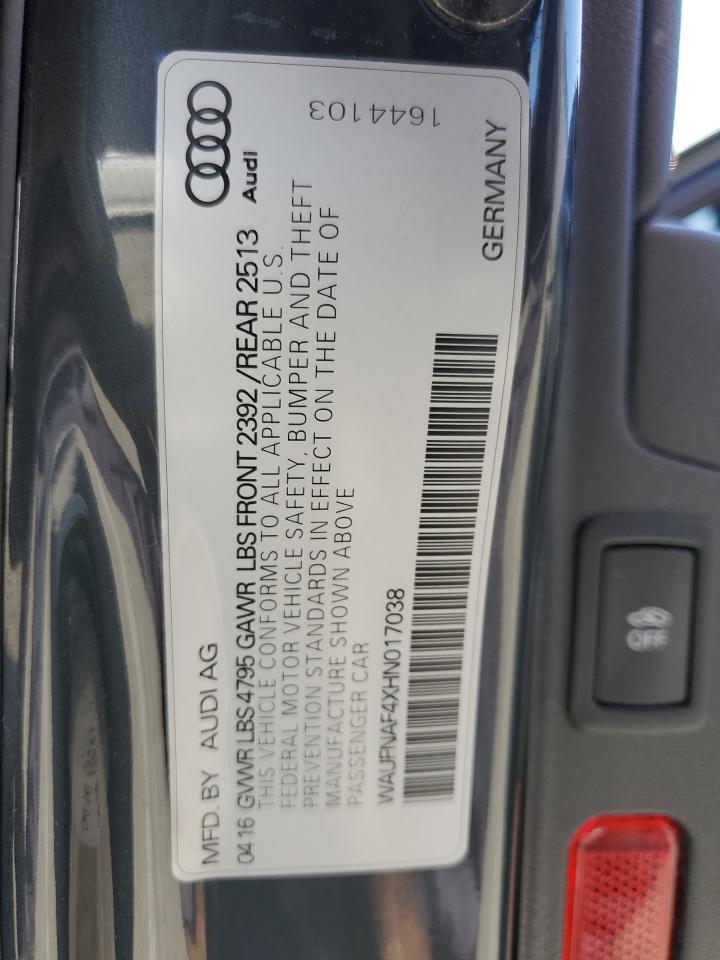 2017 AUDI A4 PRESTIGE photo 34