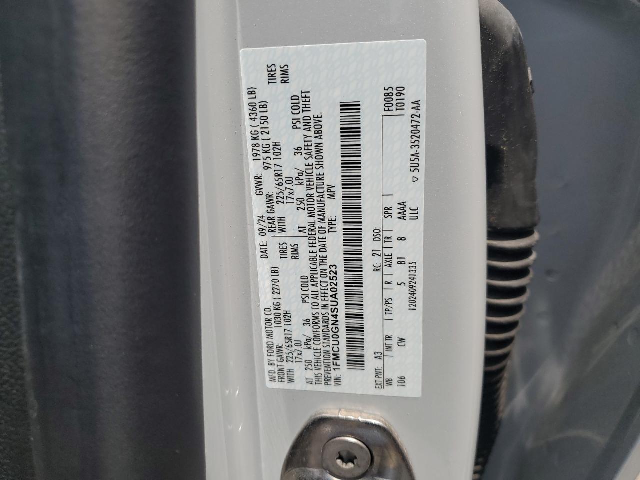 2025 FORD ESCAPE ACTIVE photo 13