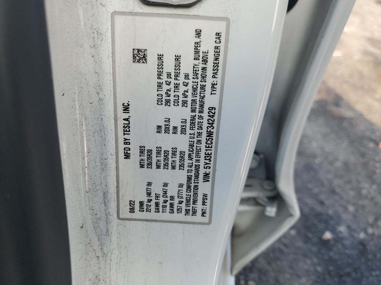 2022 TESLA MODEL 3 photo 23