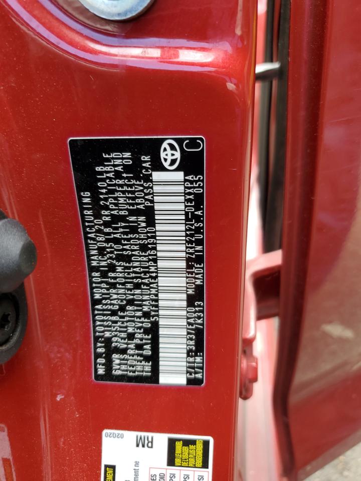 2021 TOYOTA COROLLA photo 12