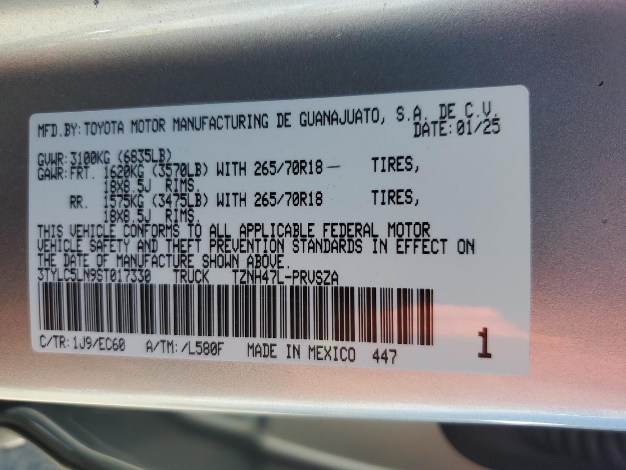 2025 TOYOTA TACOMA DOUBLE CAB photo 12