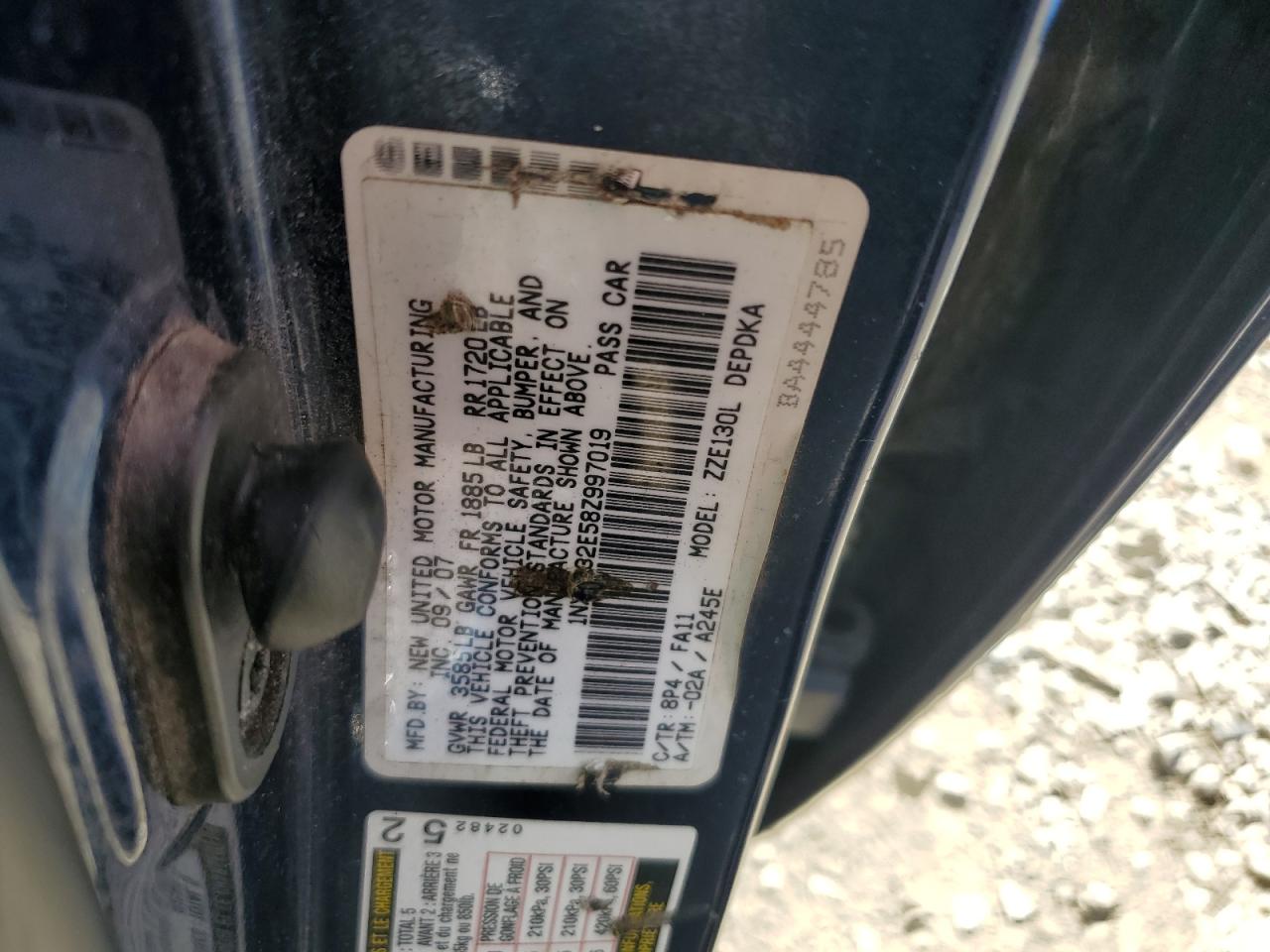 2008 TOYOTA COROLLA CE photo 23