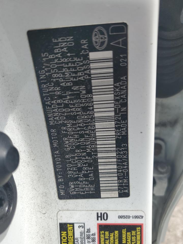 2016 TOYOTA COROLLA photo 12