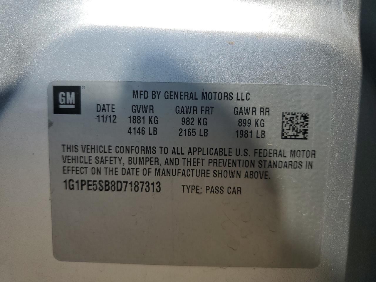 2013 CHEVROLET CRUZE LT photo 34