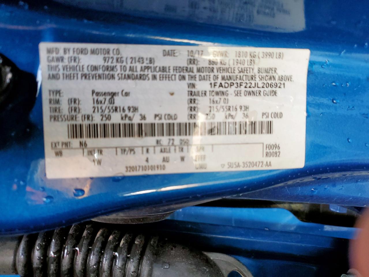 2018 FORD FOCUS SE photo 25