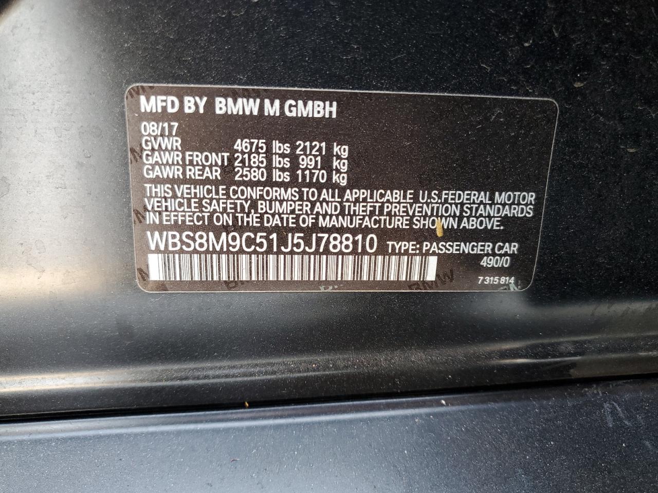 2018 BMW M3 photo 34