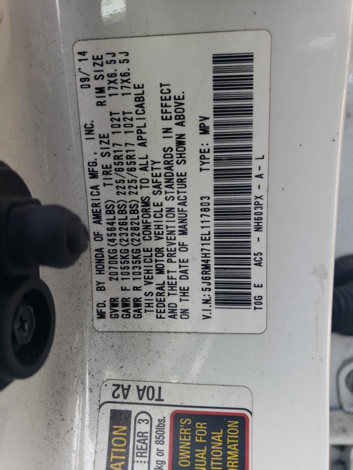 2014 HONDA CR-V EXL photo 13