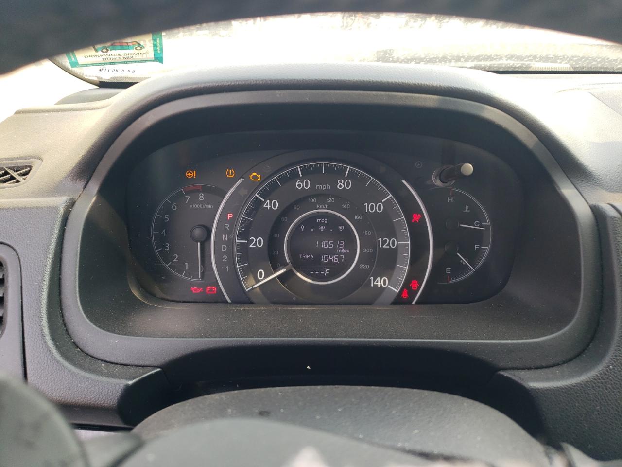 2014 HONDA CR-V EXL photo 9