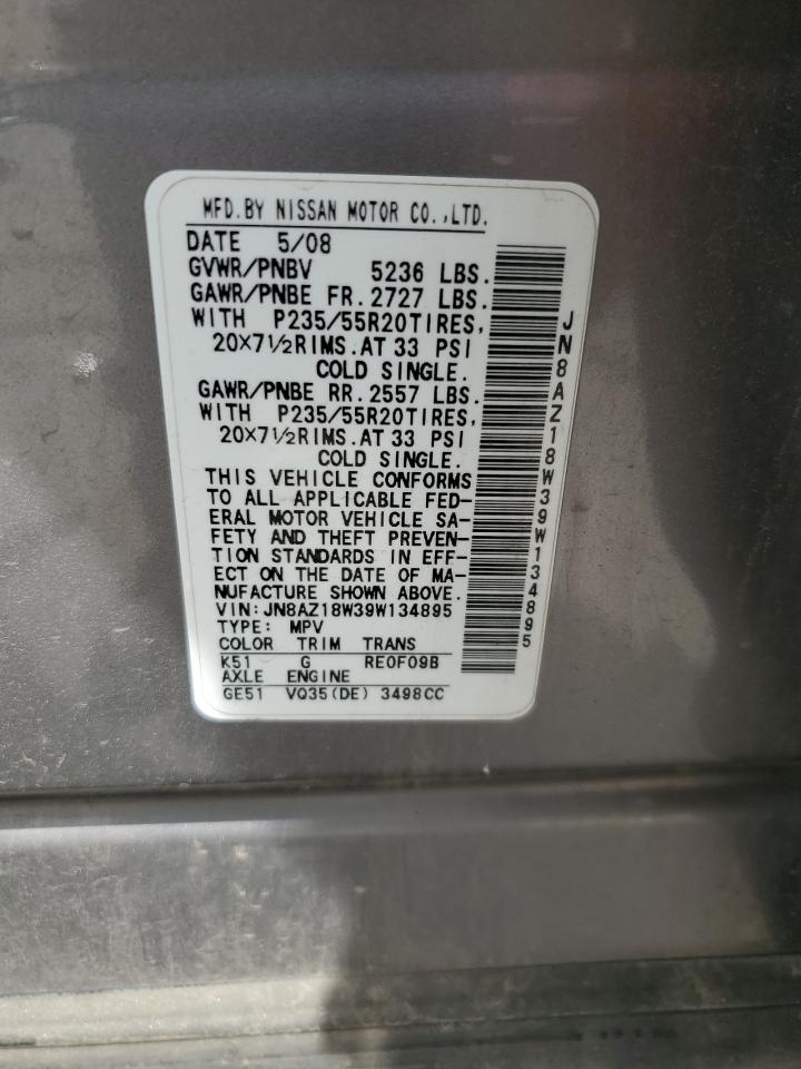 2009 NISSAN MURANO S photo 37