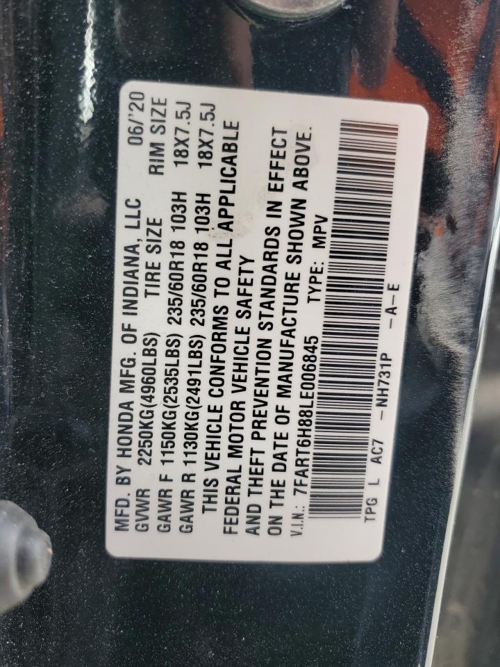 2020 HONDA CR-V EXL photo 12
