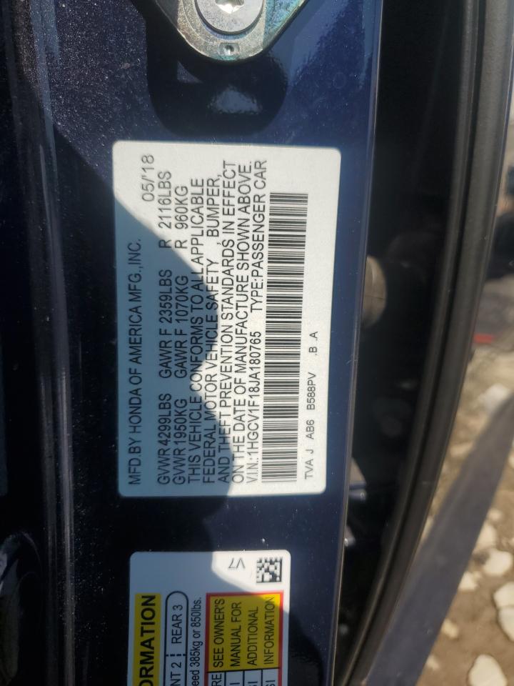 2018 HONDA ACCORD LX photo 34