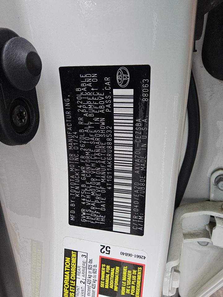2024 TOYOTA CAMRY SE NIGHT SHADE photo 12