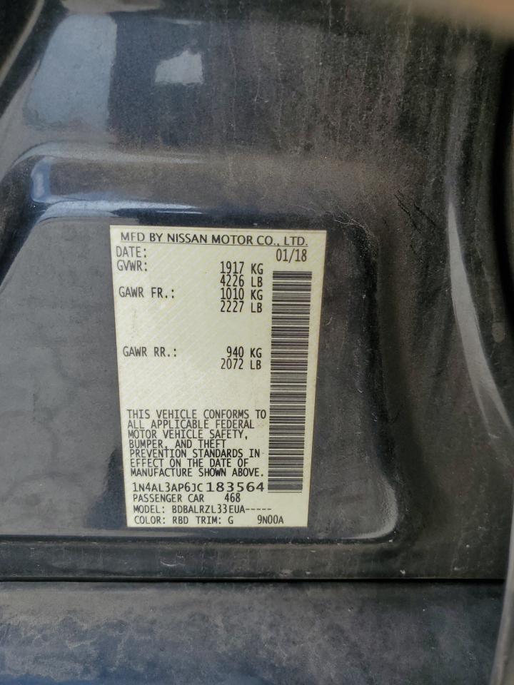 2018 NISSAN ALTIMA 2.5 photo 12