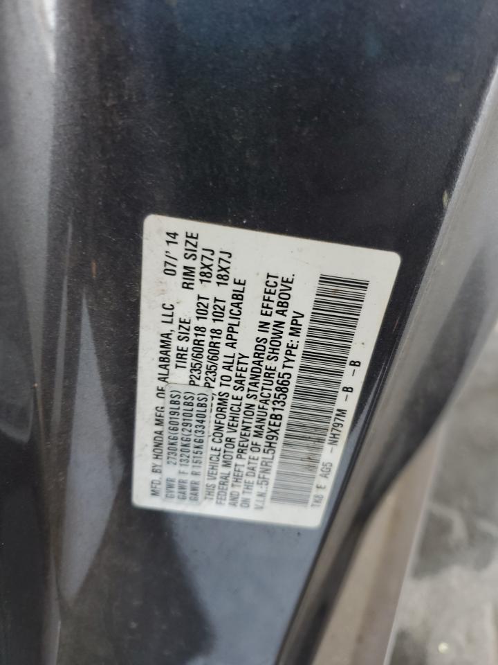 2014 HONDA ODYSSEY TOURING photo 13