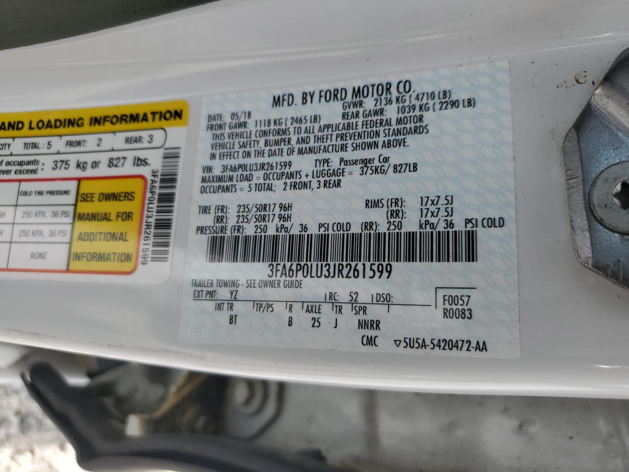 2018 FORD FUSION SE HYBRID photo 23