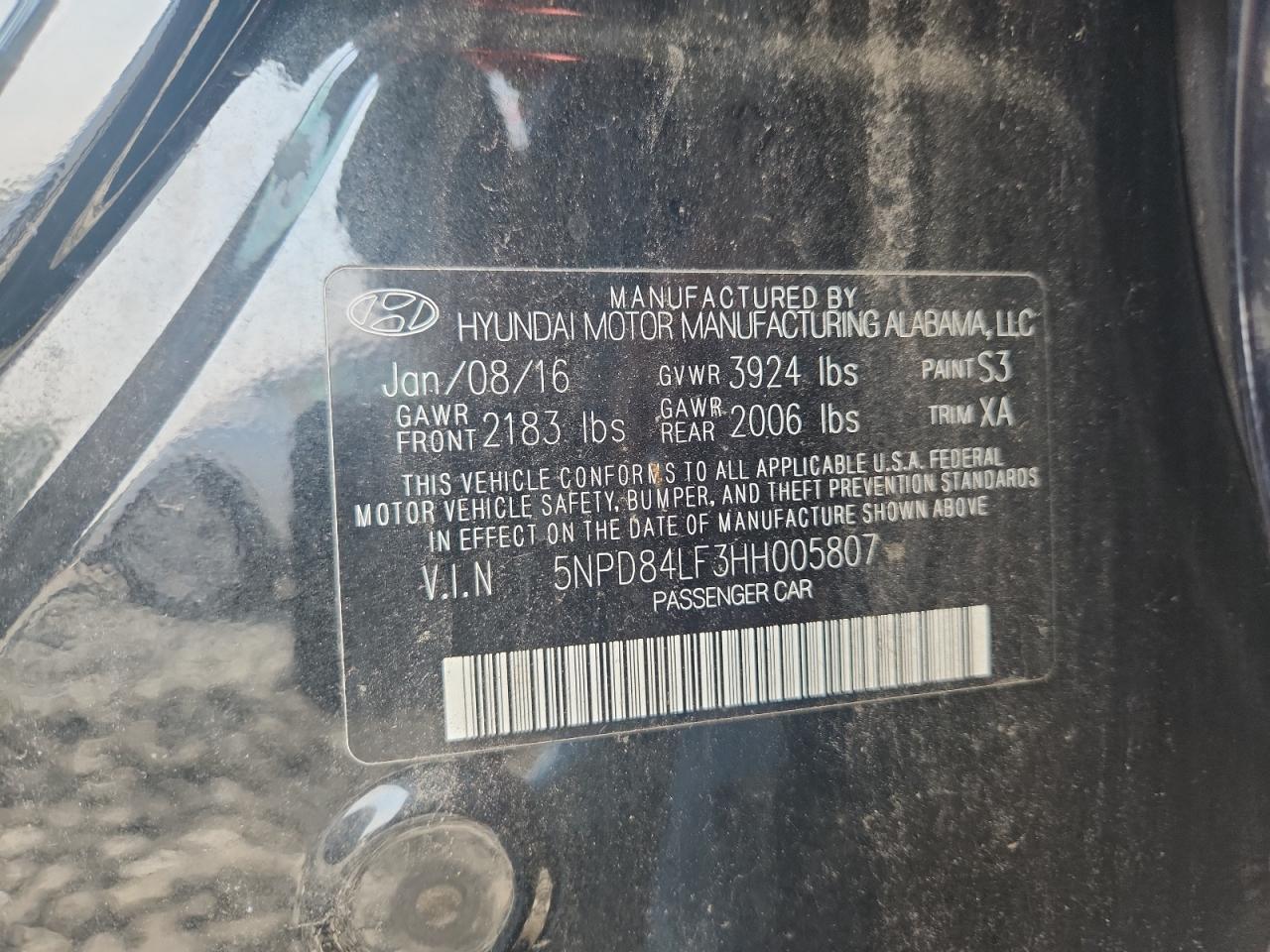 2017 HYUNDAI ELANTRA SE photo 37