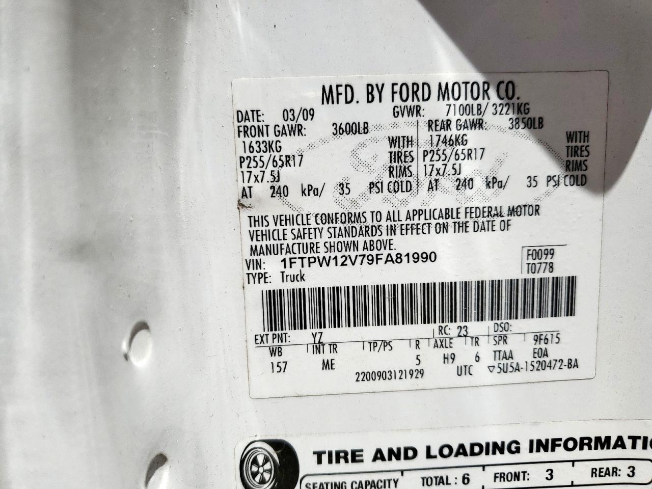 2009 FORD F150 SUPERCREW photo 37
