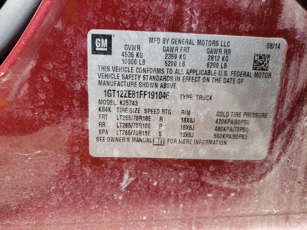 2015 GMC SIERRA K2500 SLT photo 34