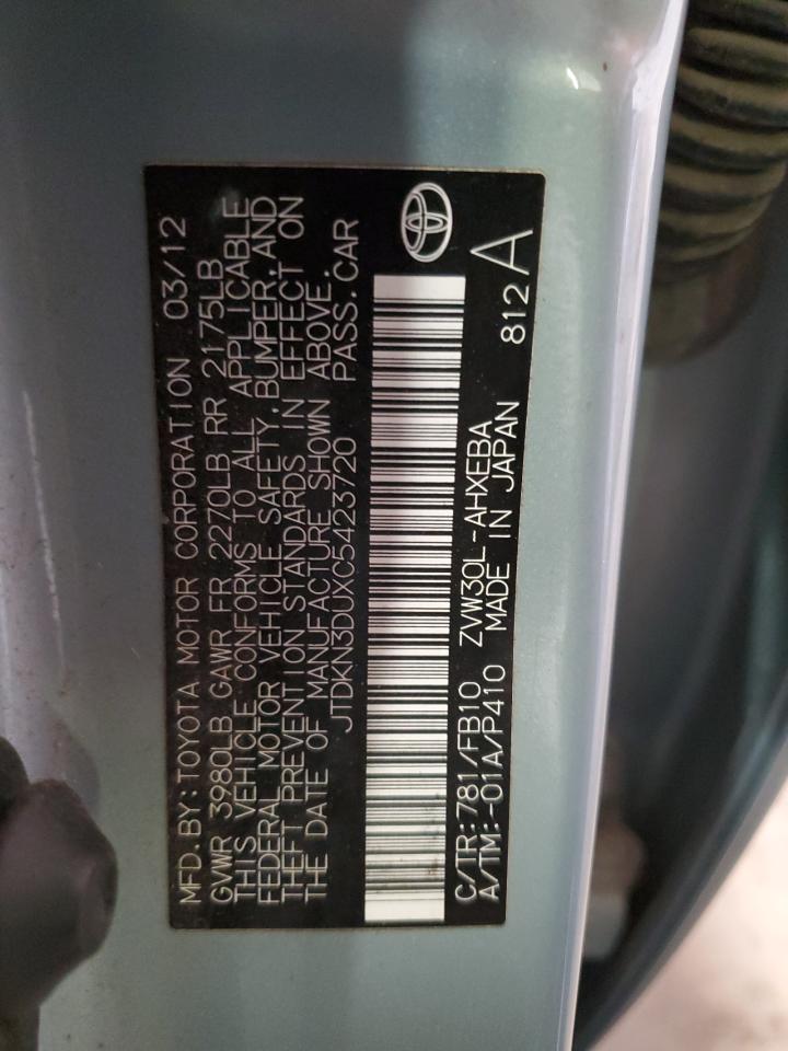 2012 TOYOTA PRIUS photo 25