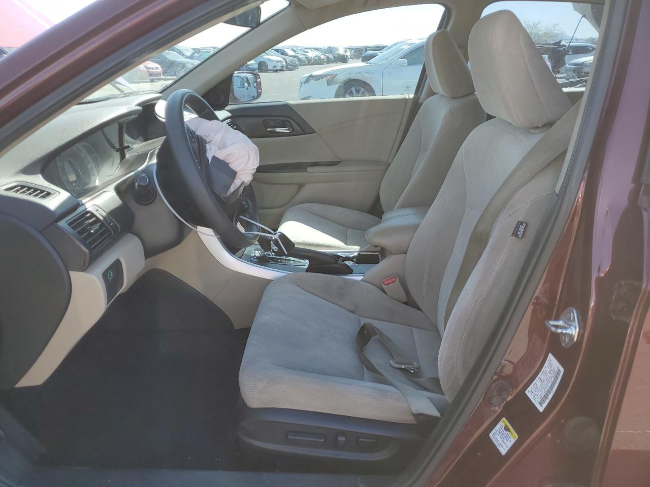 2013 HONDA ACCORD EX photo 7
