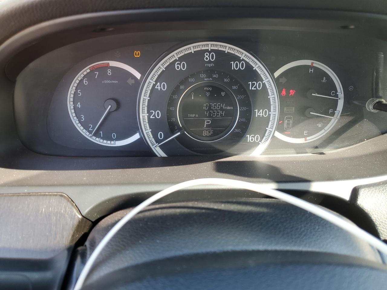 2013 HONDA ACCORD EX photo 9