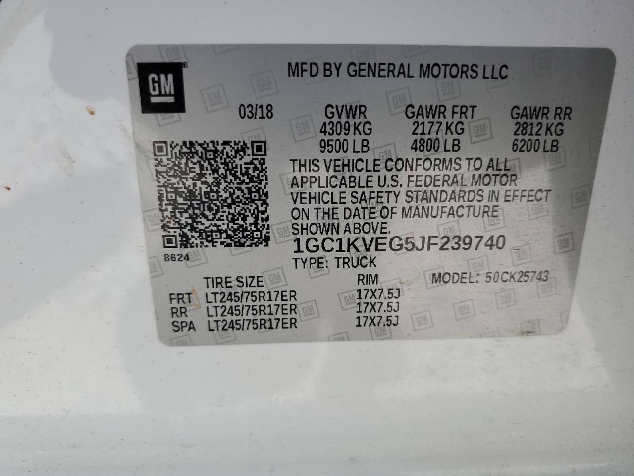 2018 CHEVROLET SILVERADO K2500 HEAVY DUTY LT photo 34