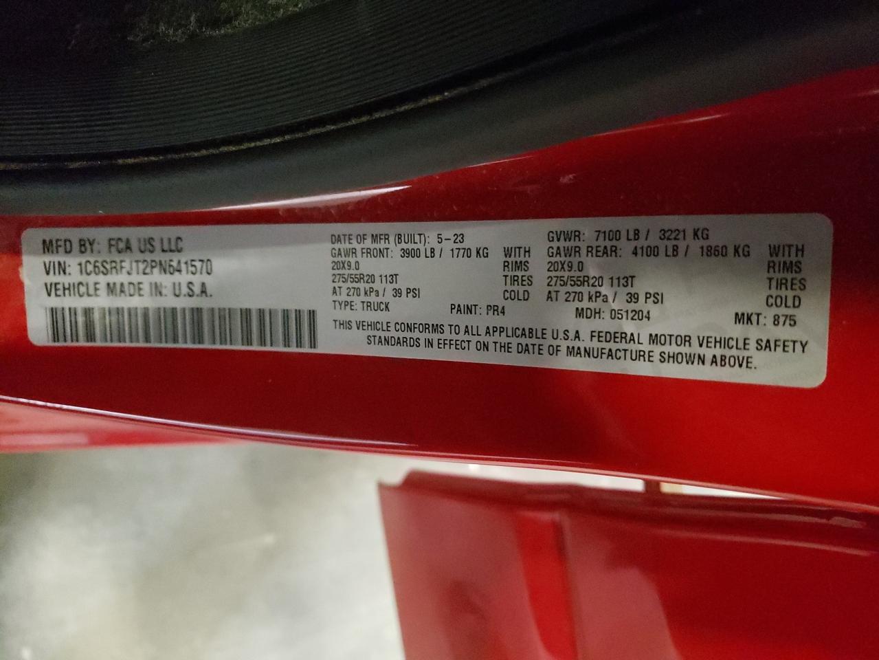2023 RAM 1500 LARAMIE photo 23