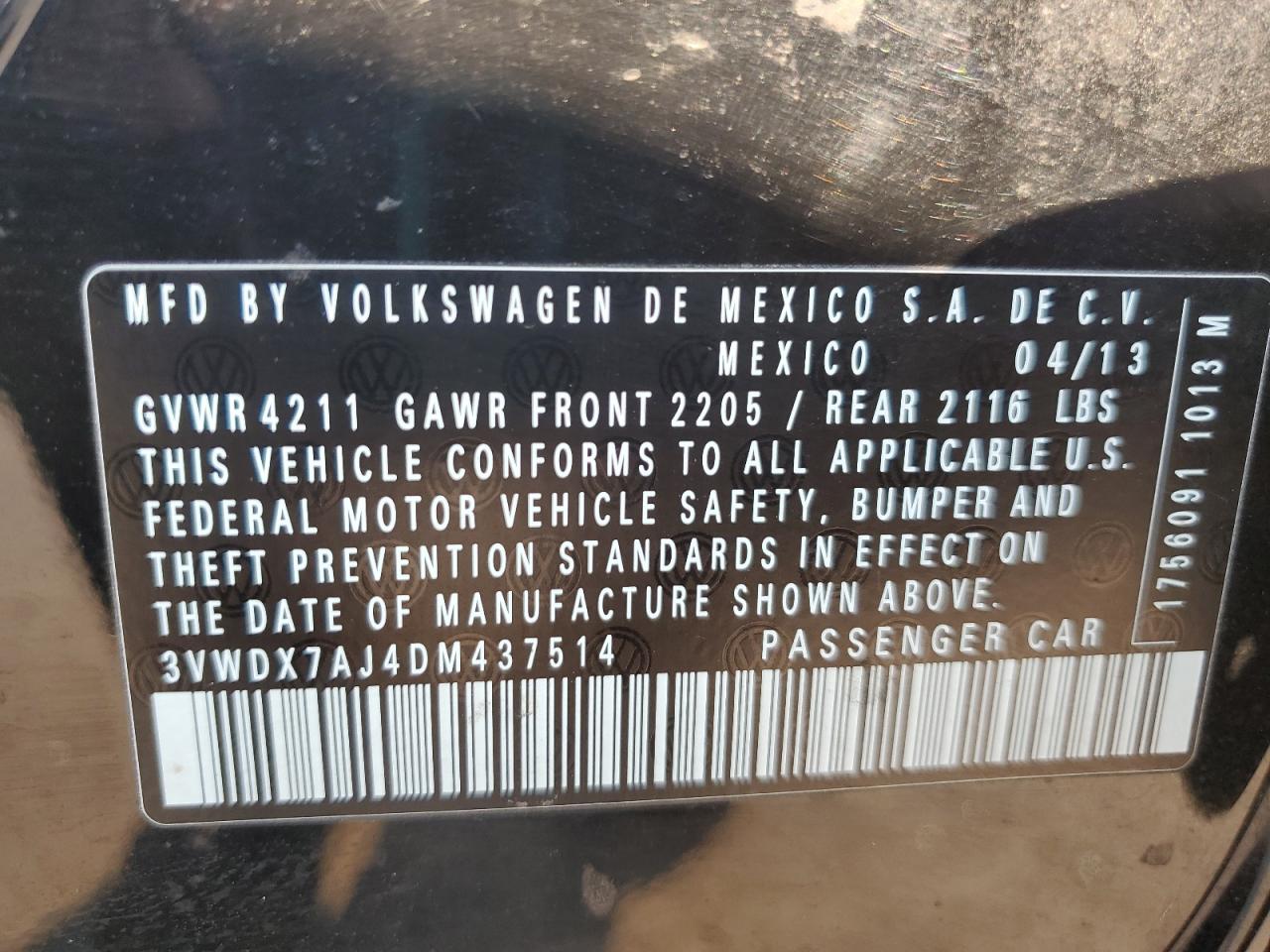 2013 VOLKSWAGEN JETTA SE photo 23