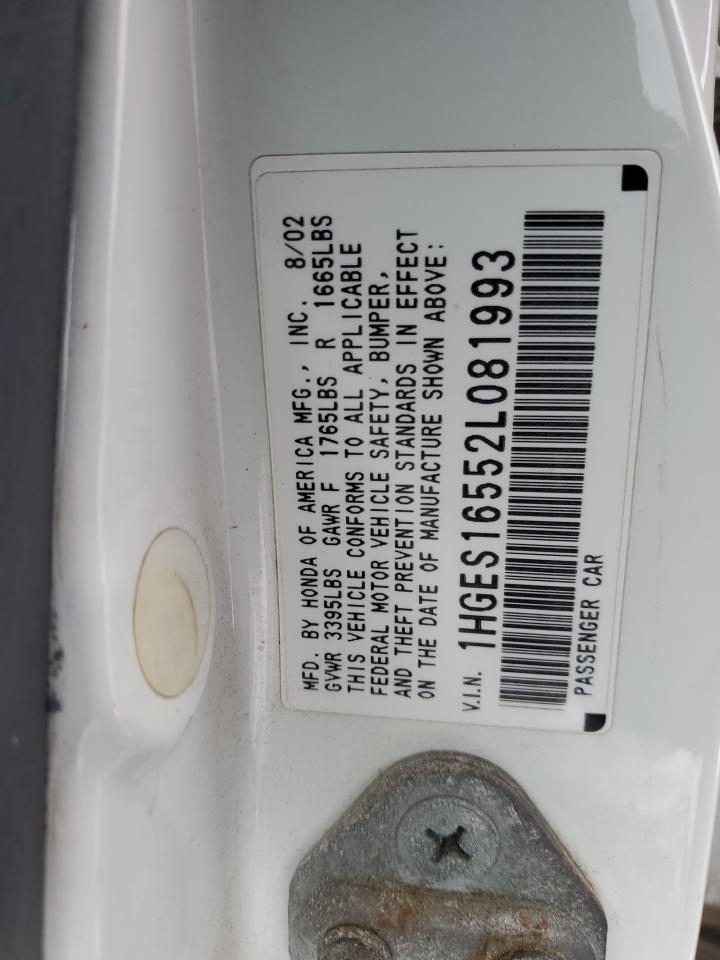 2002 HONDA CIVIC LX photo 25