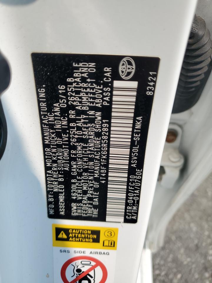 2016 TOYOTA CAMRY LE photo 45
