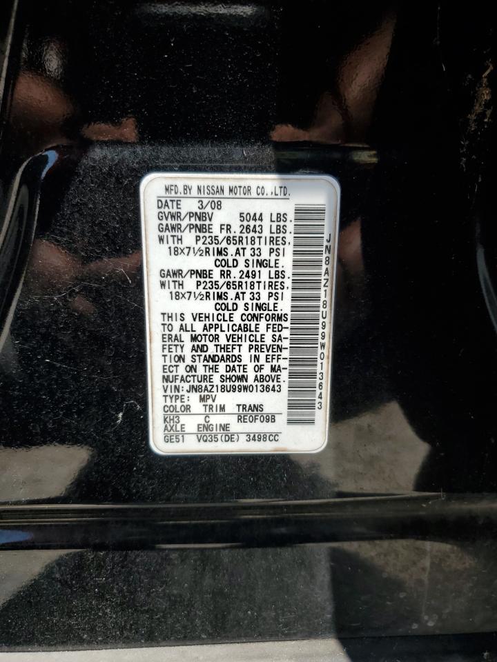 2009 NISSAN MURANO S photo 40