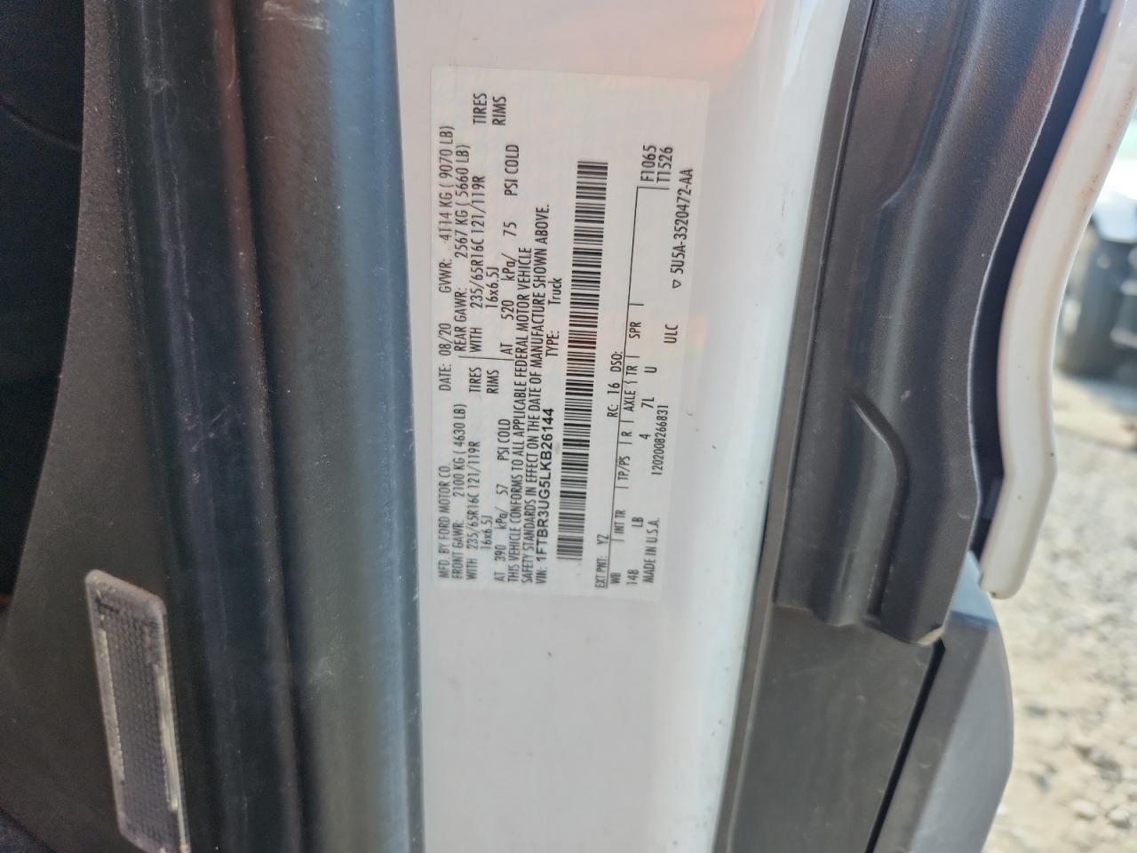 2020 FORD TRANSIT T-250 photo 25