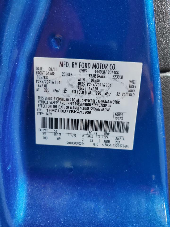 2011 FORD ESCAPE XLT photo 13