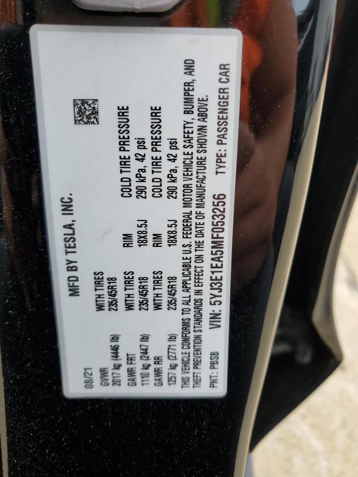 2021 TESLA MODEL 3 photo 13