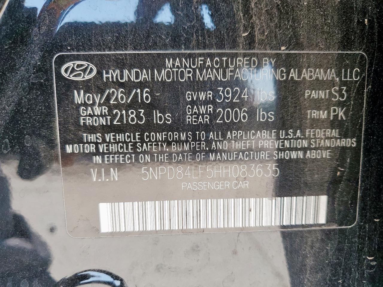 2017 HYUNDAI ELANTRA SE photo 37