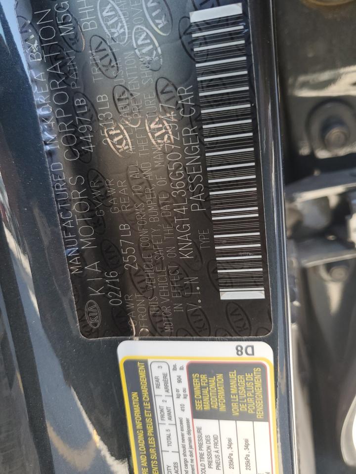 2016 KIA OPTIMA LX photo 12