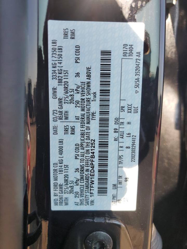 2023 FORD F150 SUPERCREW photo 37