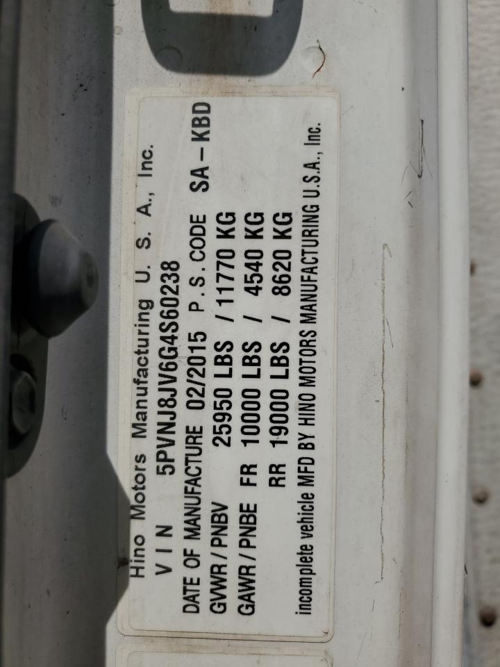 2016 HINO 258/268 photo 19