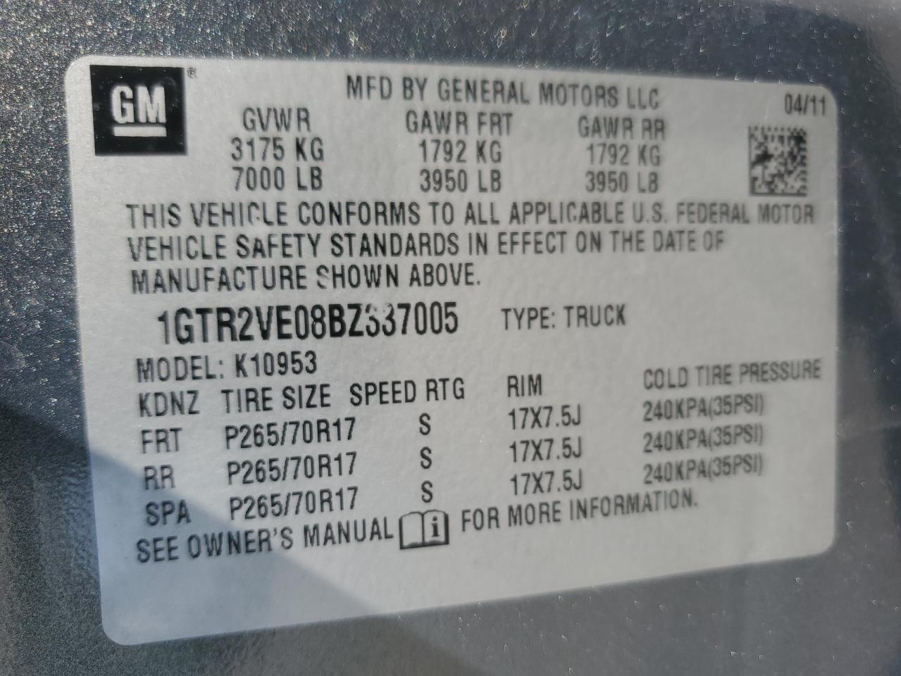 2011 GMC SIERRA K1500 SLE photo 23