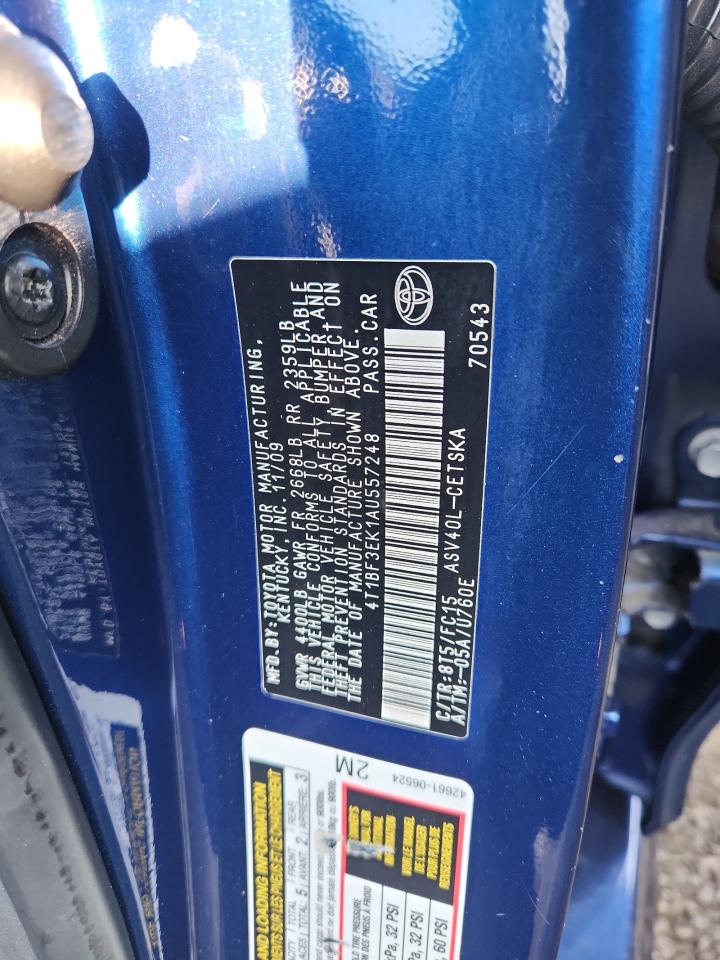 2010 TOYOTA CAMRY BASE photo 34