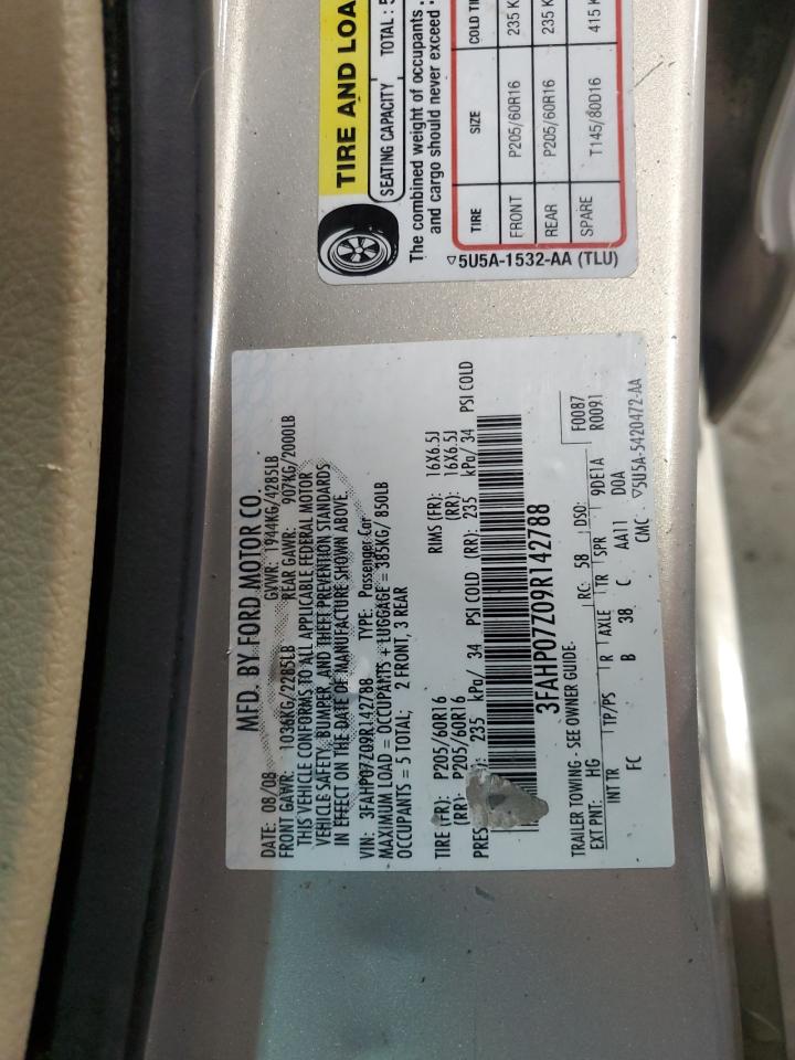 2009 FORD FUSION SE photo 23