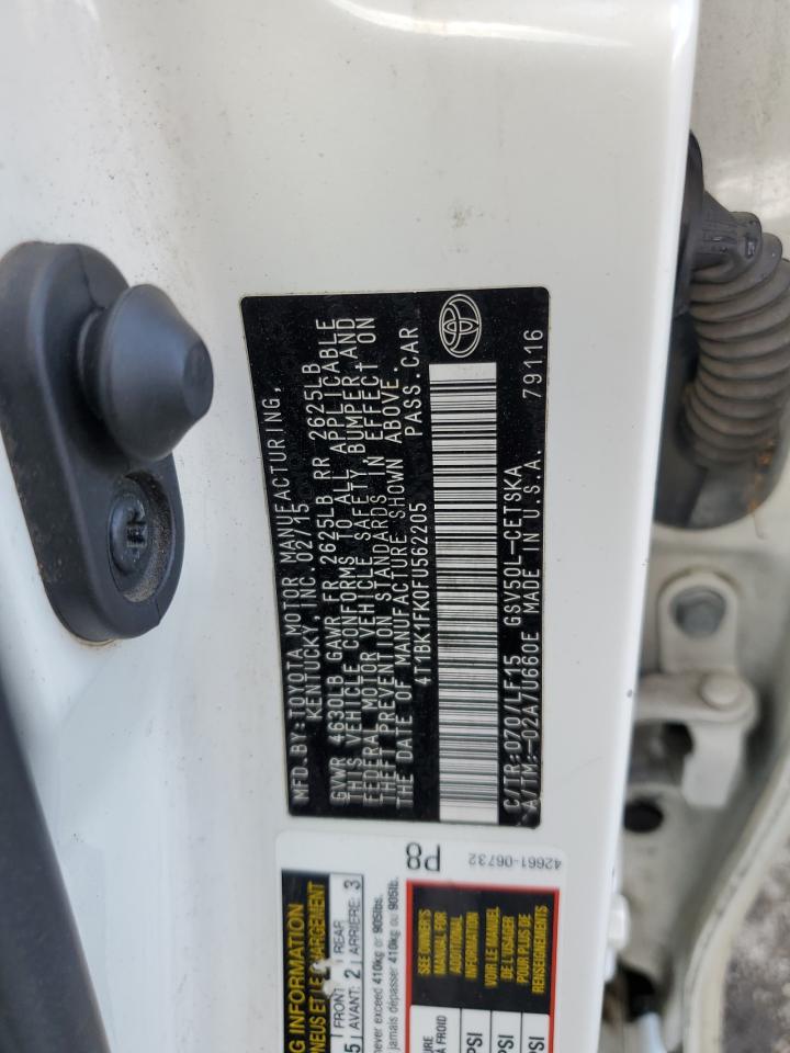 2015 TOYOTA CAMRY XSE V6 photo 34