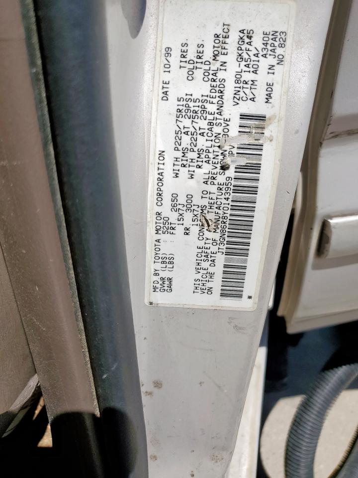 2000 TOYOTA 4RUNNER SR5 photo 12