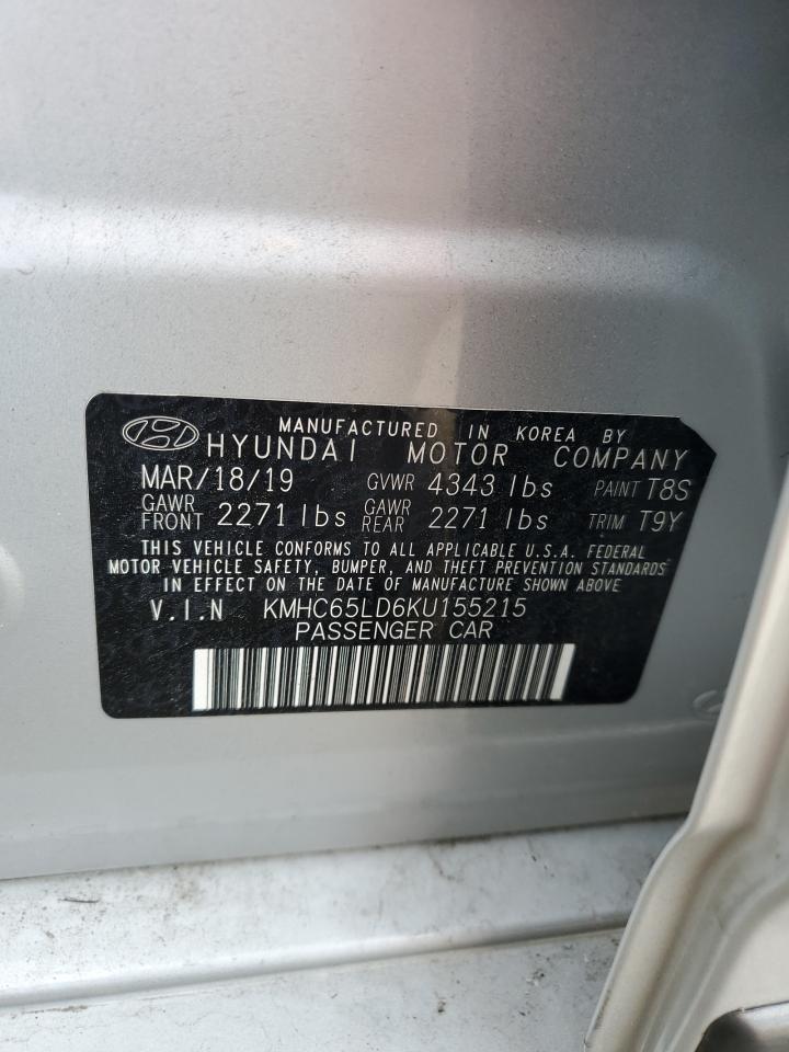 2019 HYUNDAI IONIQ photo 12