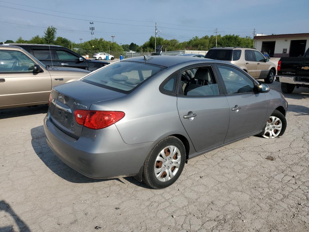 2010 HYUNDAI ELANTRA BLUE photo 7