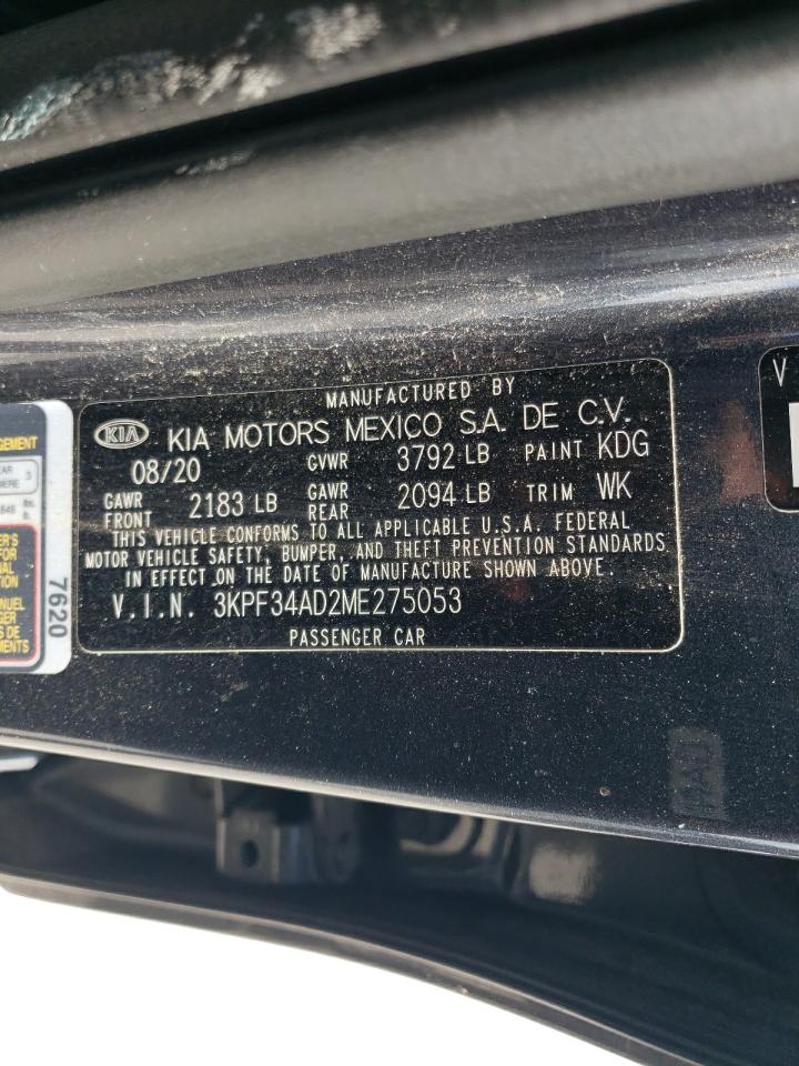 2021 KIA FORTE GT LINE photo 12