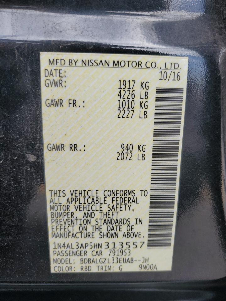2017 NISSAN ALTIMA 2.5 S photo 23